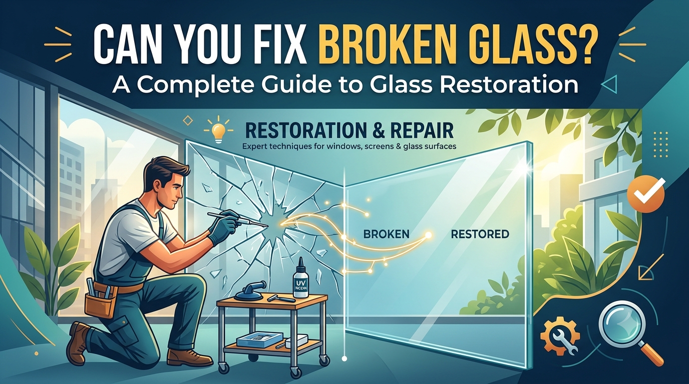 Can You Fix Broken Glass? A Complete Guide to Glass Restoration