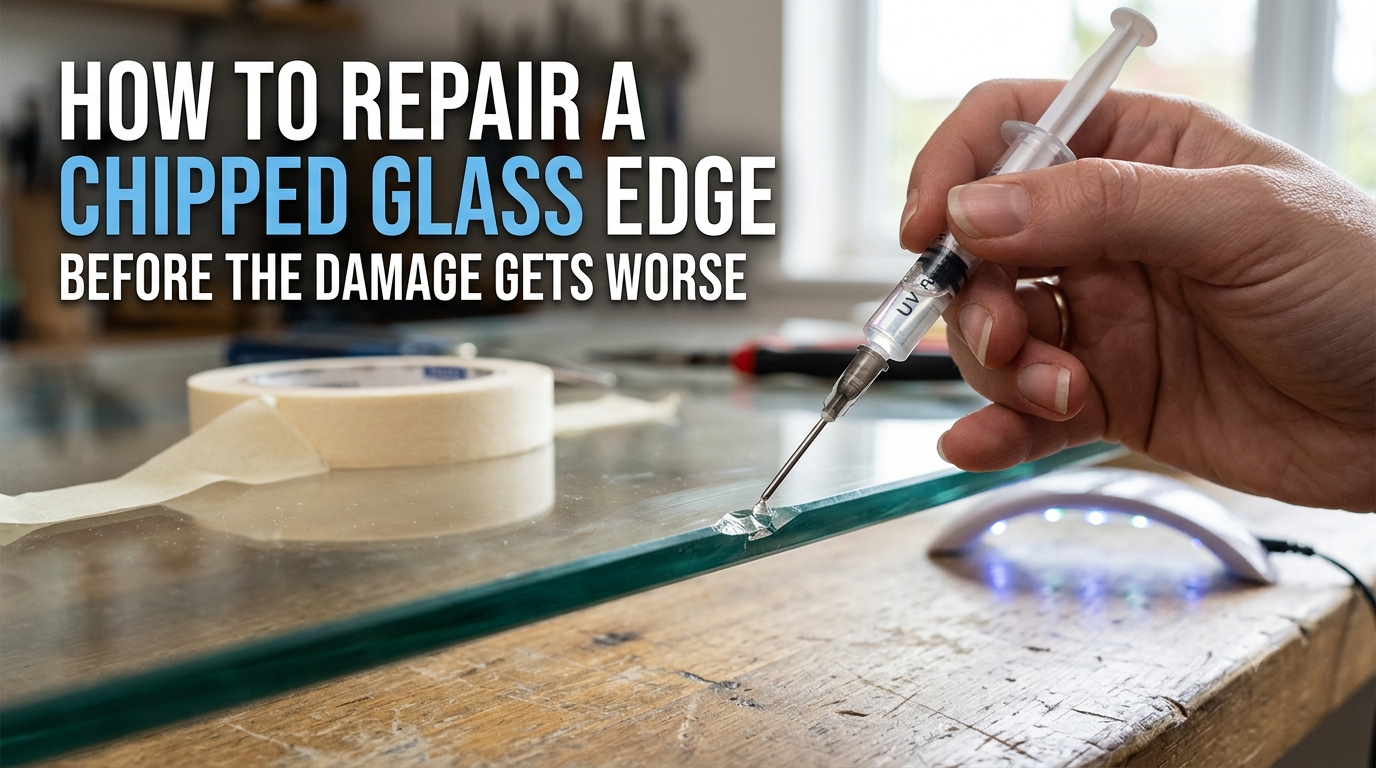 How to Repair a Chipped Glass Edge Before the Damage Gets Worse