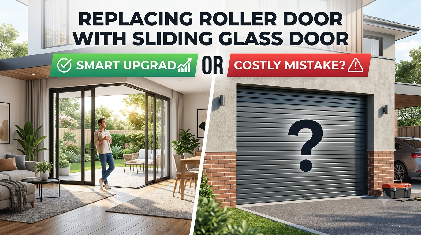 Replacing Roller Door With Sliding Glass Door: Smart Upgrade or Costly Mistake