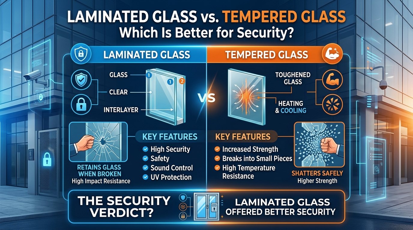 Laminated Glass vs. Tempered Glass: Which Is Better for Security?