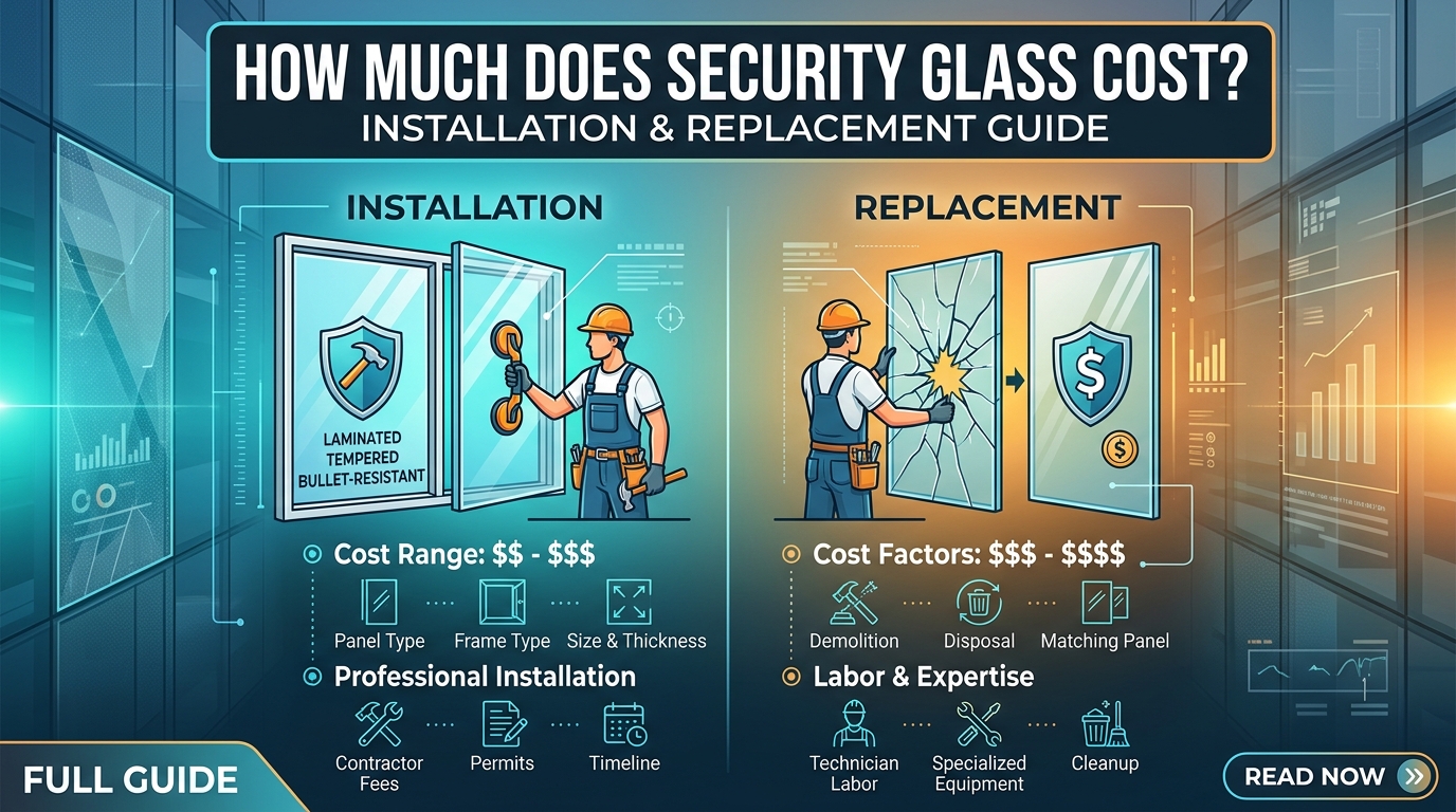 How Much Does Security Glass Cost? Installation and Replacement Guide