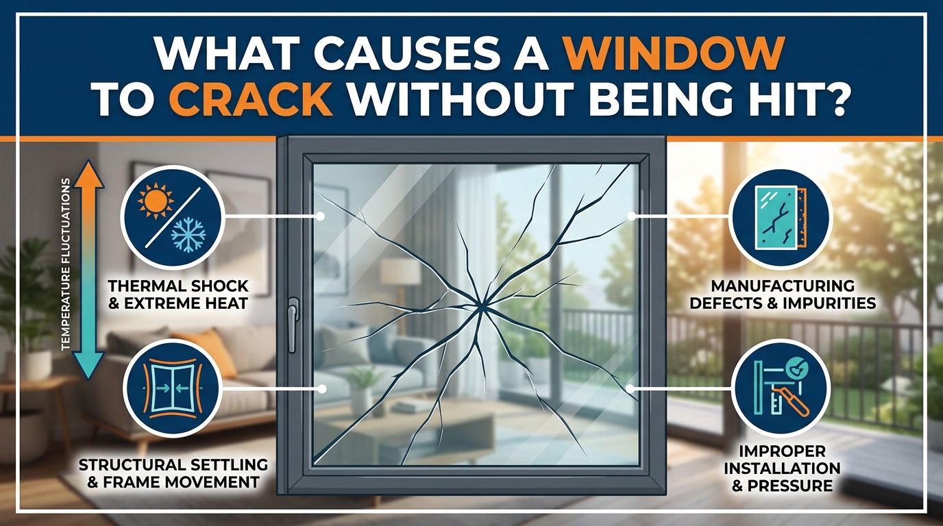 What Causes a Window to Crack Without Being Hit?